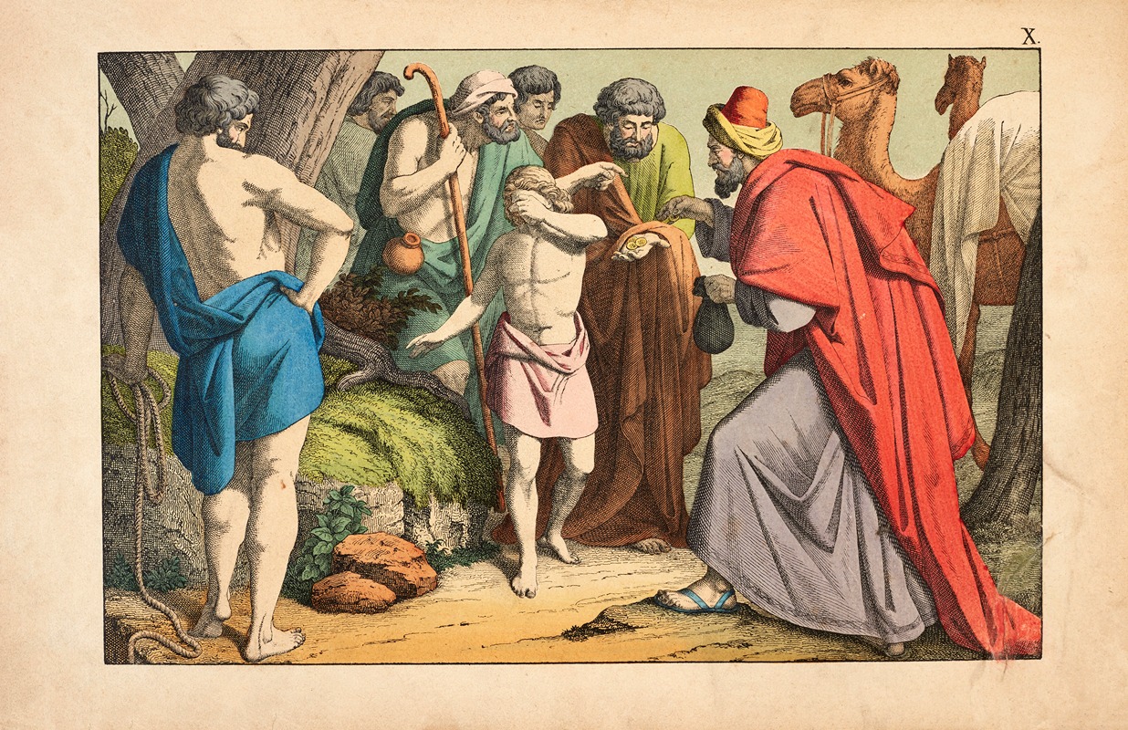 Joseph is sold by his brothers — Theodor Eckardt