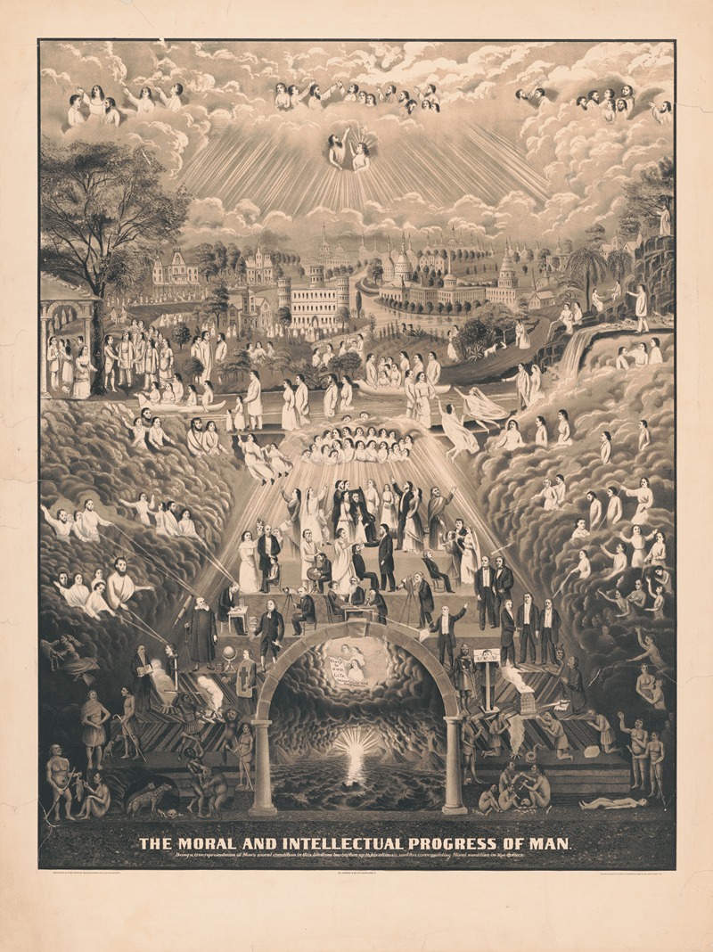 The Moral and Intellectual Progress of Man — W.J. Morgan & Co. Lith.