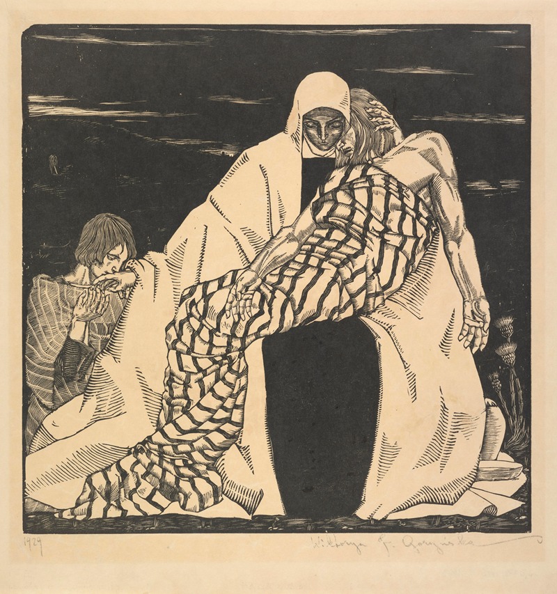 Pieta by Виктория Горыńска, 1929 — digital art print download