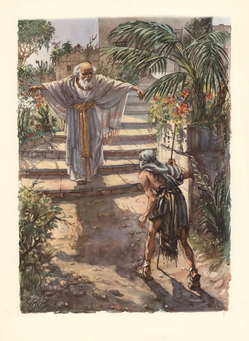 The Prodigal Son by J. Pander, 1953 — digital art print download