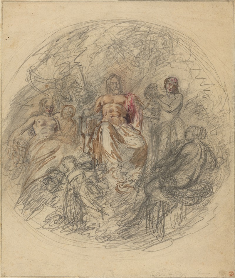 Study of Jove and Three Goddesses — Lorenzo Bartolini