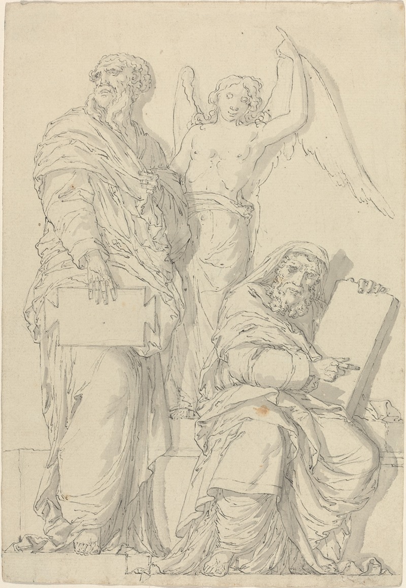 The Prophets Hosea and Jonah by Louis-Felix de La Rue — digital art print download