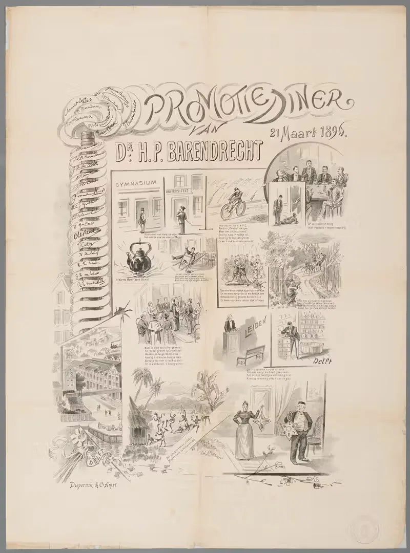 Hendrik Pieter Barendrecht by Dieperink & Co, Lith., 1886 — digital art print download