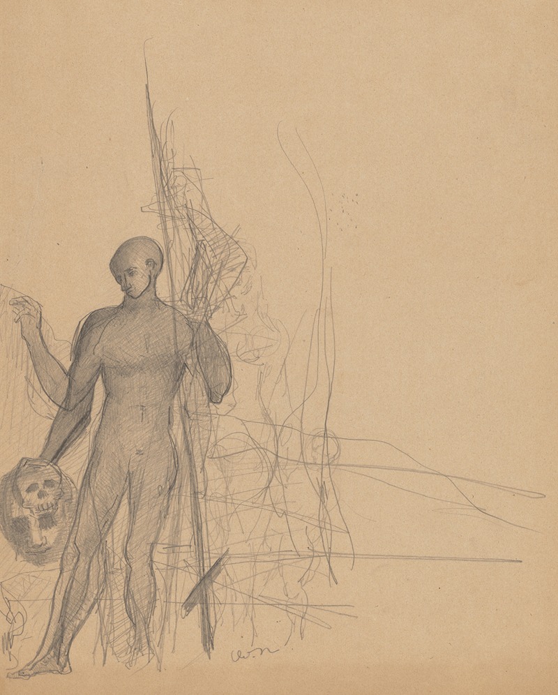 The Headhunter and His Family — Odilon Redon