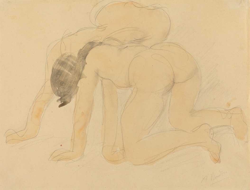 Two Nudes by Odilon Roche, 1918-1947 — digital art print download