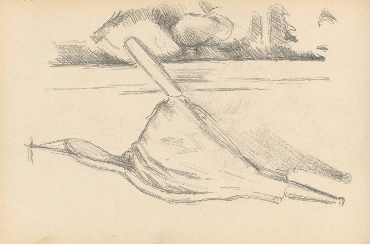 Bellows in Front of a Fireplace — Поль Сезанн