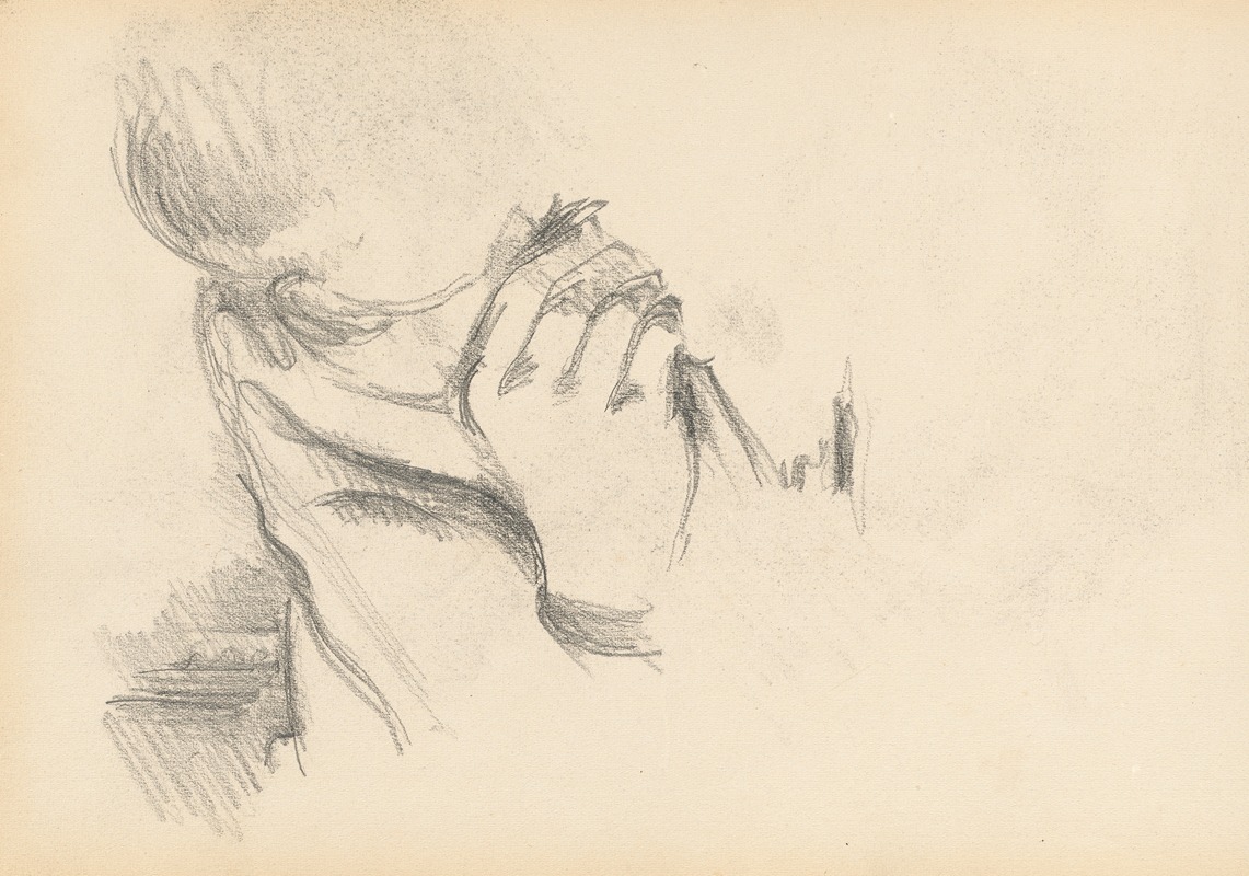 Hand and Shoulder of a Boy — Paul Cézanne
