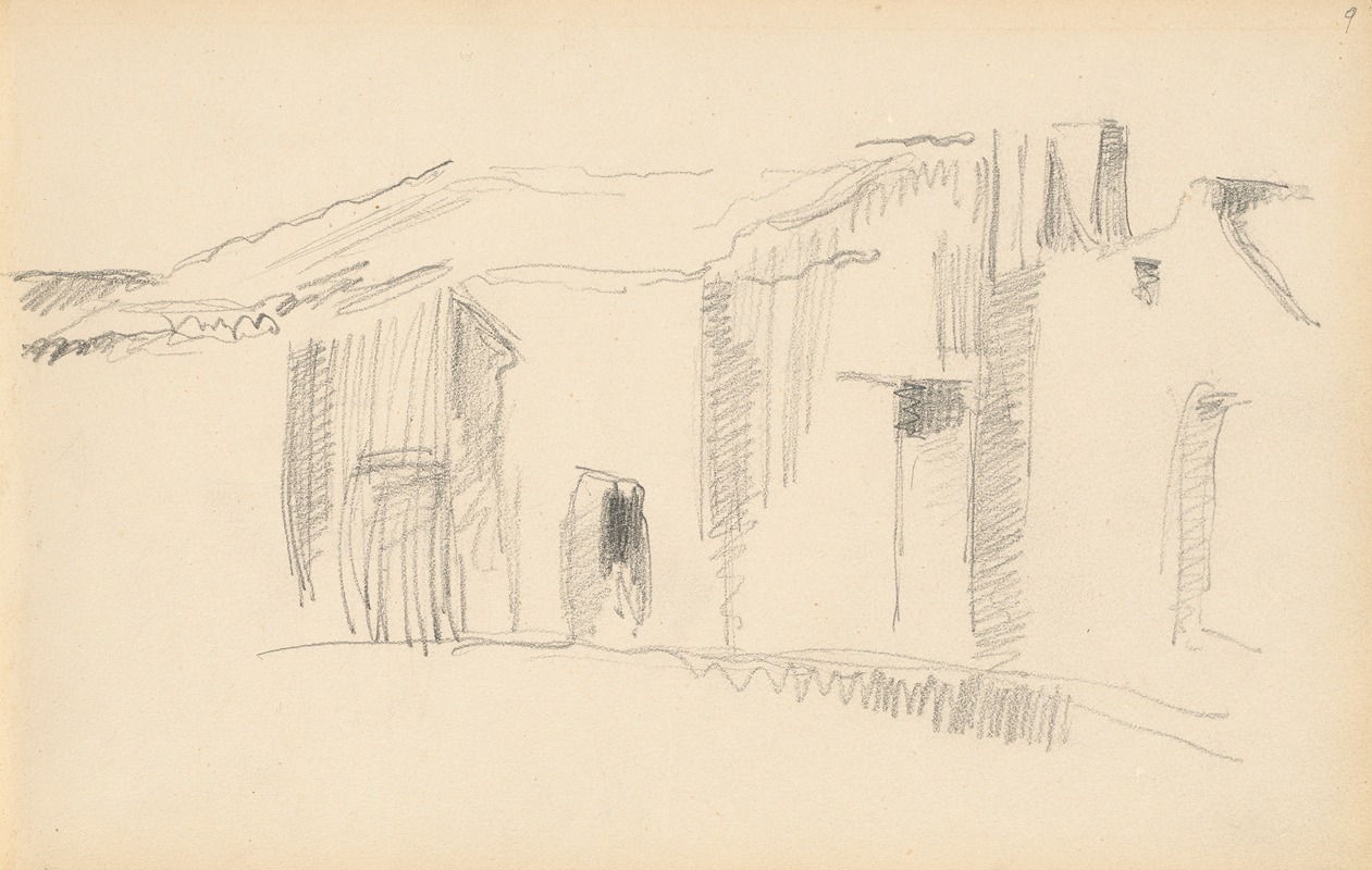 Study of Houses by Поль Сезанн, 1879-1882 — digital art print download