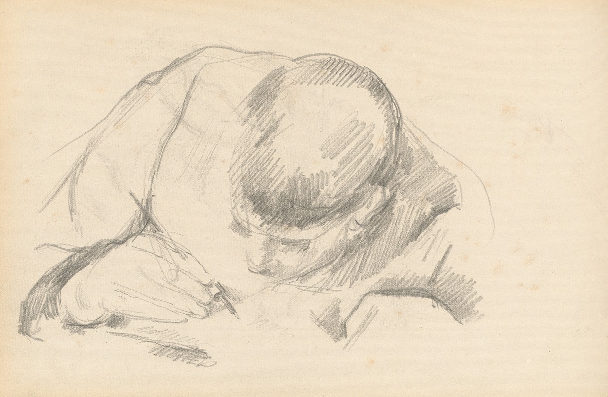 The Artist's Son Writing by Поль Сезанн, c. 1887 — digital art print download