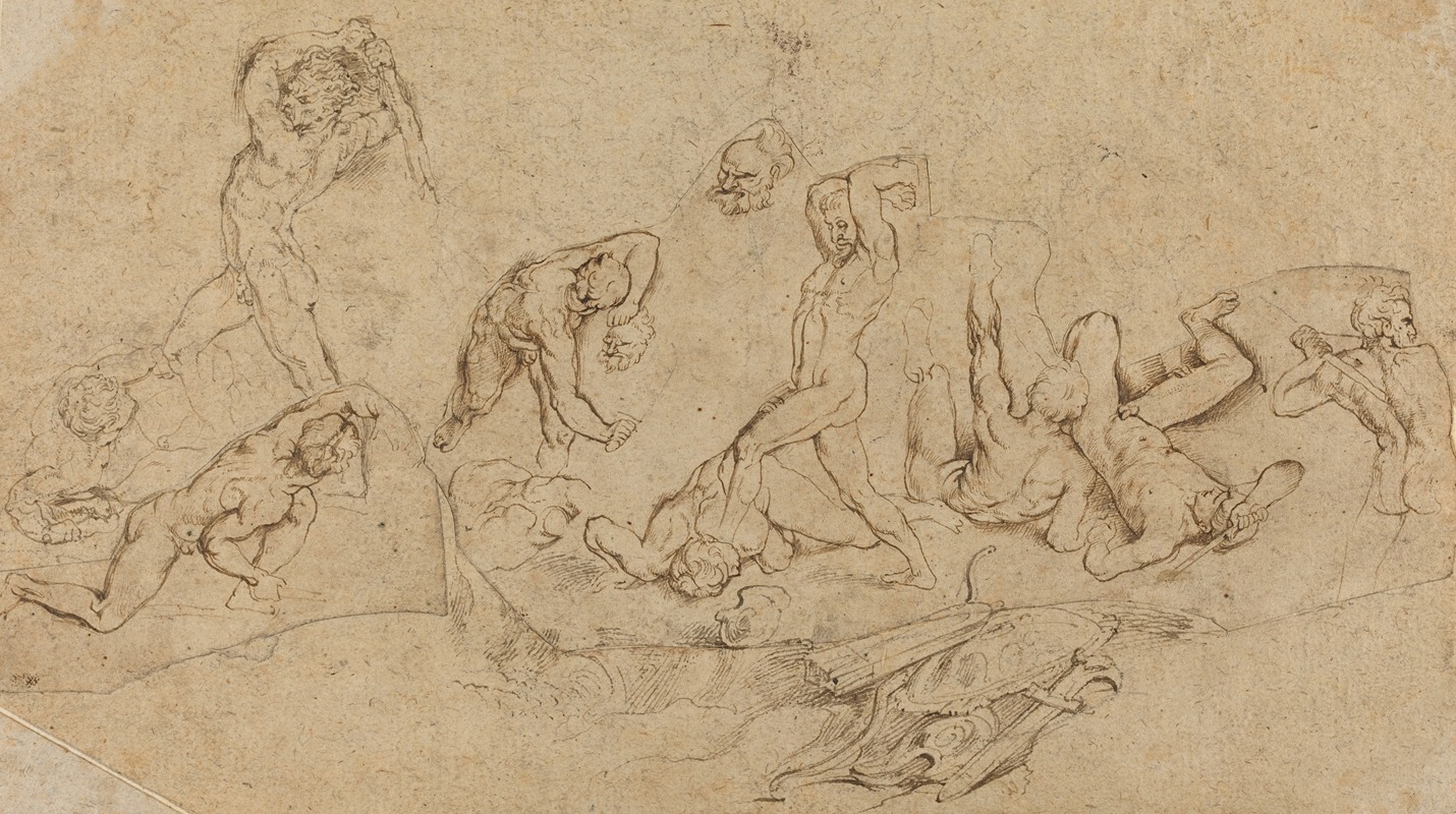 Battle of Nude Men — Peter Paul Rubens