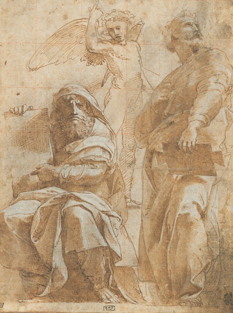 The Prophets Hosea and Jonah by Рафаэль, c. 1510 — digital art print download