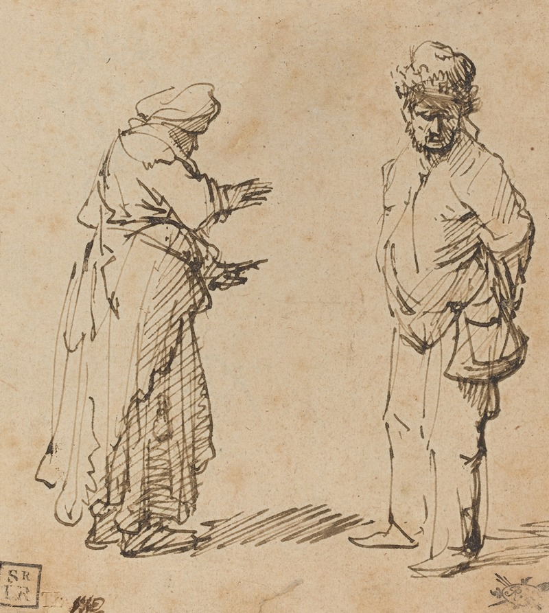 Beggar Man and Woman — Rembrandt van Rijn