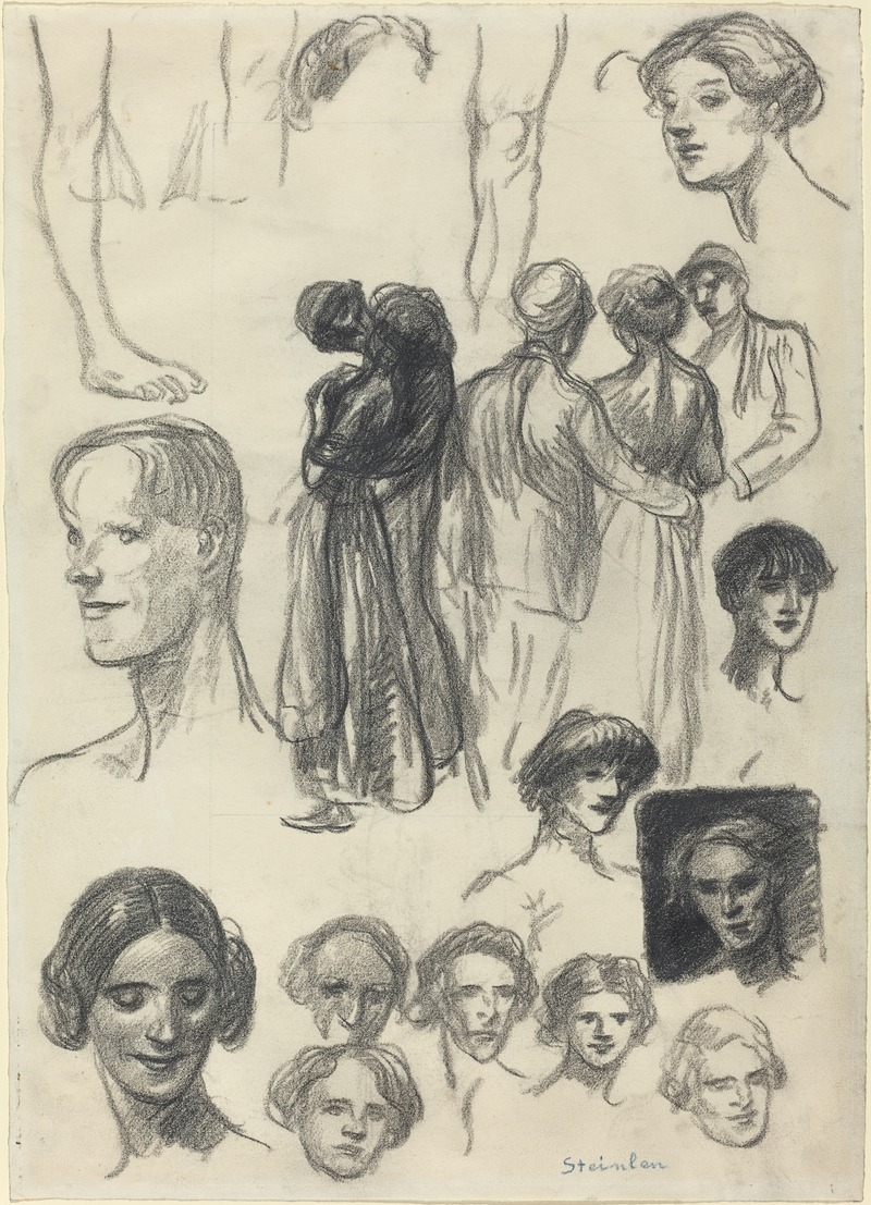 Sheet of Sketches — Теофиль Александр Стенлен
