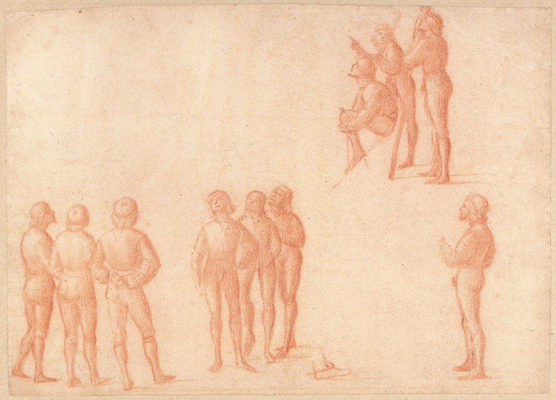 Groups of Male Figures by Витторе Карпаччо, c. 1514 — digital art print download