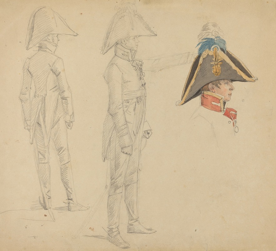 Studies of Major von Washington — Wilhelm von Kobell