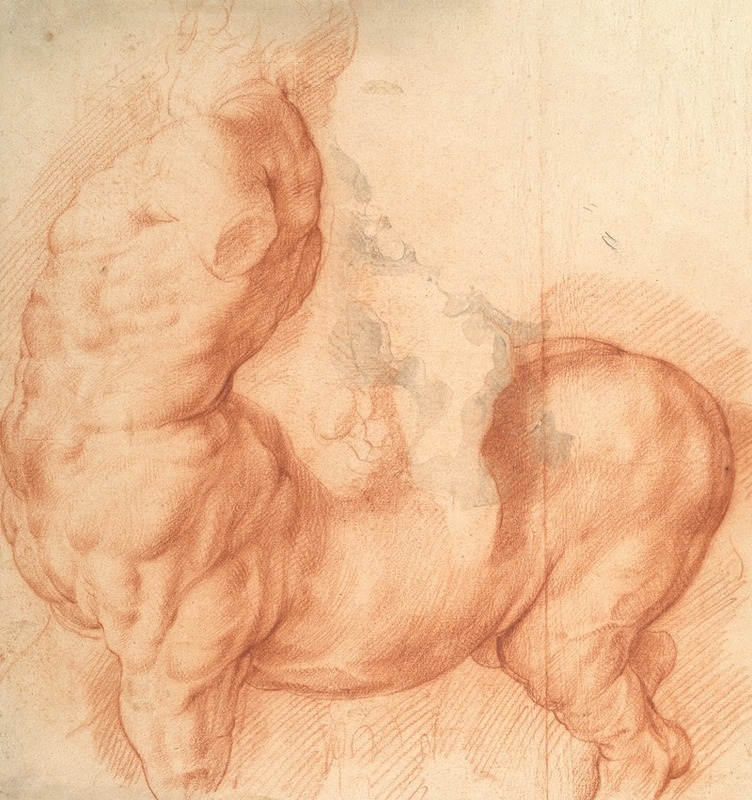 Centaur Tamed. Antique sculpture seen from the left — Willem Panneels
