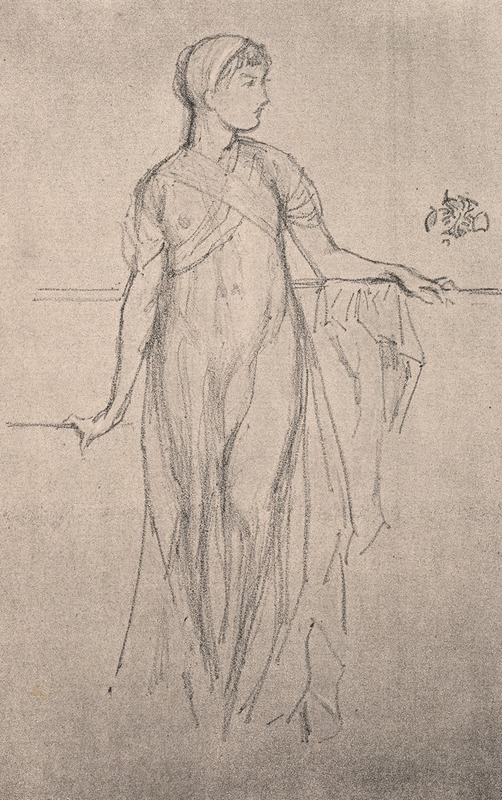 Study by James Abbott McNeill Whistler, 1879 — digital art print download