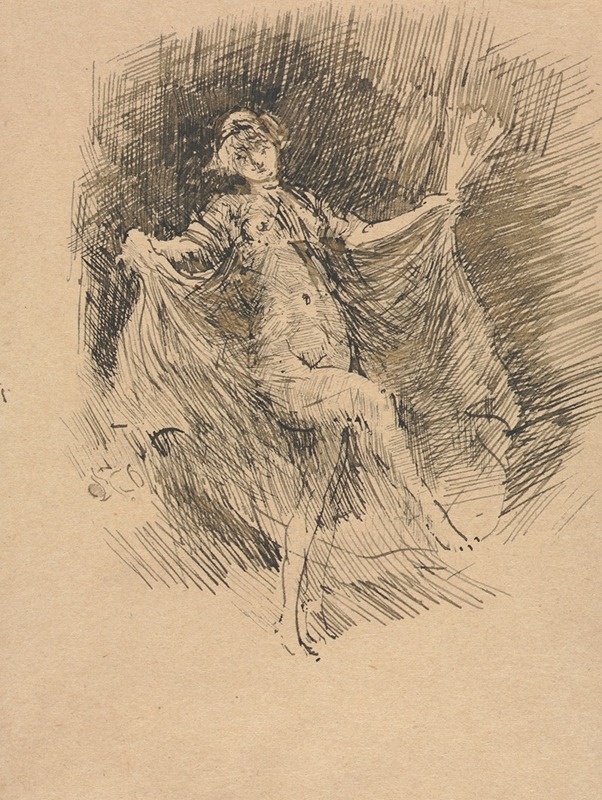 The Dancer, No. 1 by Джеймс Абботт МаКнилл Уистлер — digital art print download