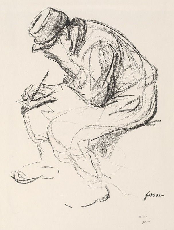 Prisoner of War Writing a Letter — Jean-Louis Forain
