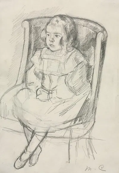Simone Seated by Мэри Кассат, c. 1903 — digital art print download