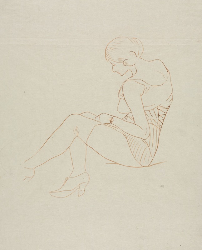 Semi-nude Woman, Seated — Ananda K. Coomaraswamy