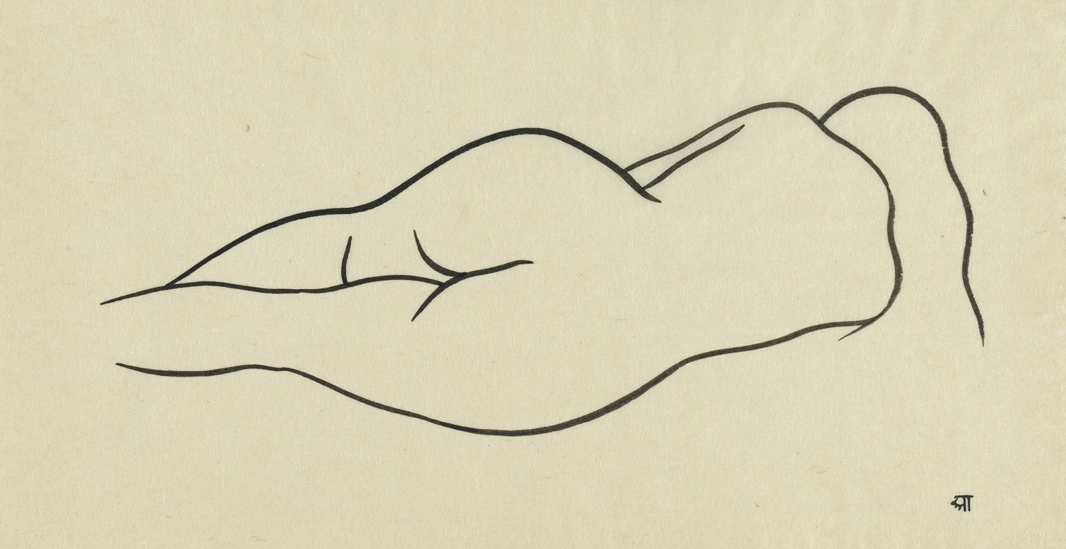 Reclining Nude Woman — Ananda K. Coomaraswamy