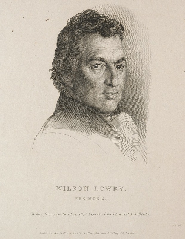 Wilson Lowry by Уильям Блейк, 1825 — digital art print download