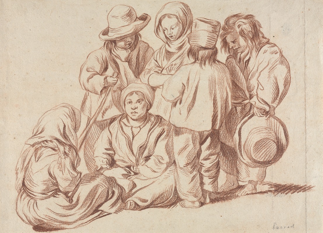 Group of Six Children (recto) (1700s(?)) — Аноним
