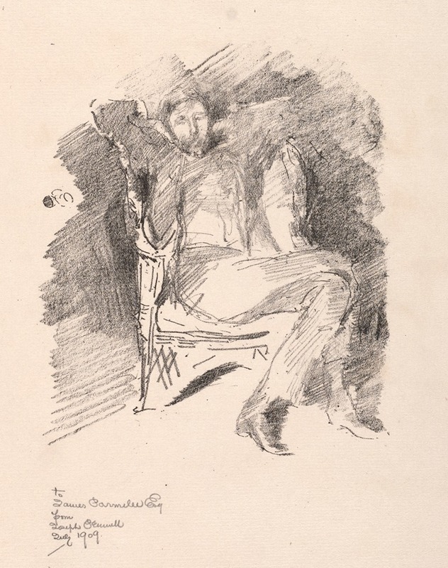 Joseph Pennell, No. 2 by Джеймс Абботт МаКнилл Уистлер, 1896 — digital art print download