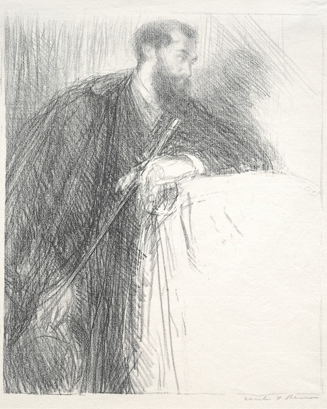 Lucien Pissarro by Чарльз Хаслвуд Шеннон, 1895 — digital art print download
