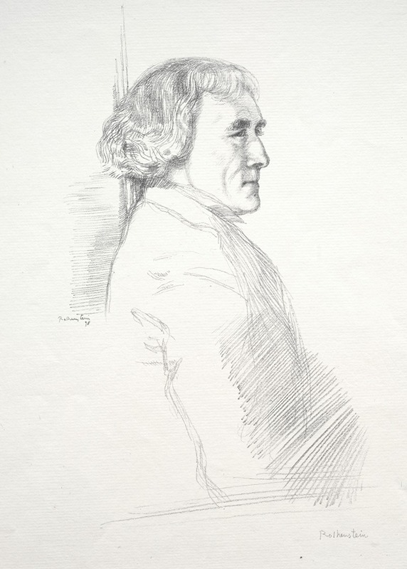 Sir Henry Irving by Уильям Ротенштейн, 1898 — digital art print download