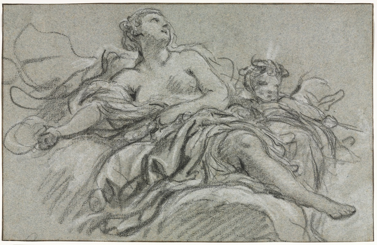 Venus and Cupid by Франсуа Буше — digital art print download