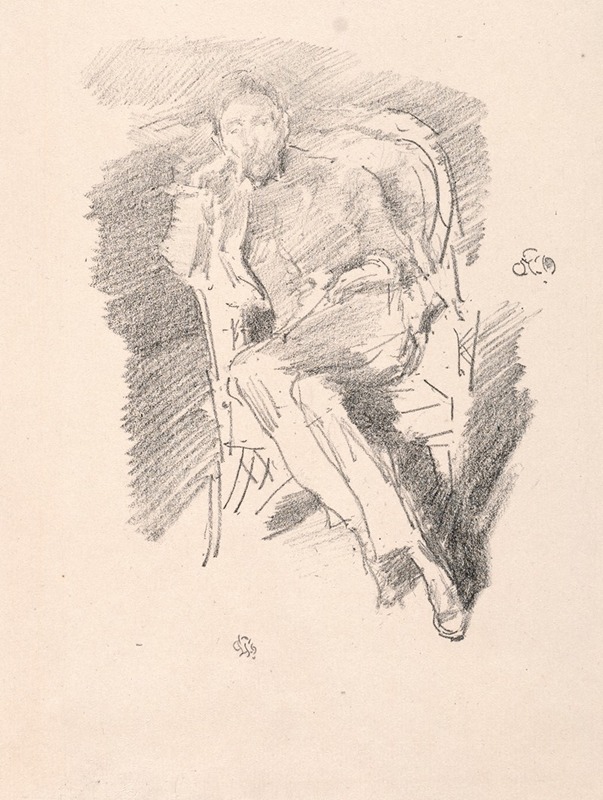 Firelight – Joseph Pennell, No. 2 by Джеймс Абботт МаКнилл Уистлер, 1896 — digital art print download