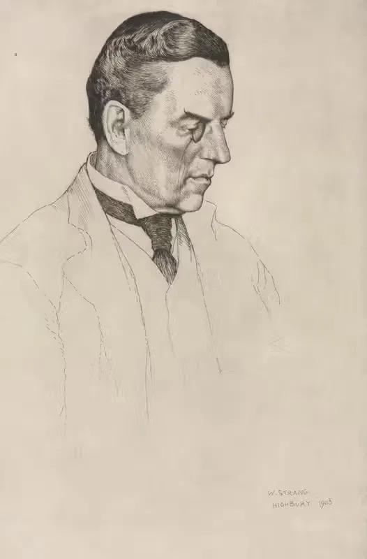 Прав honorable Джозеф Остен Чамберлейн by Уильям Странг, 1903 — digital art print download