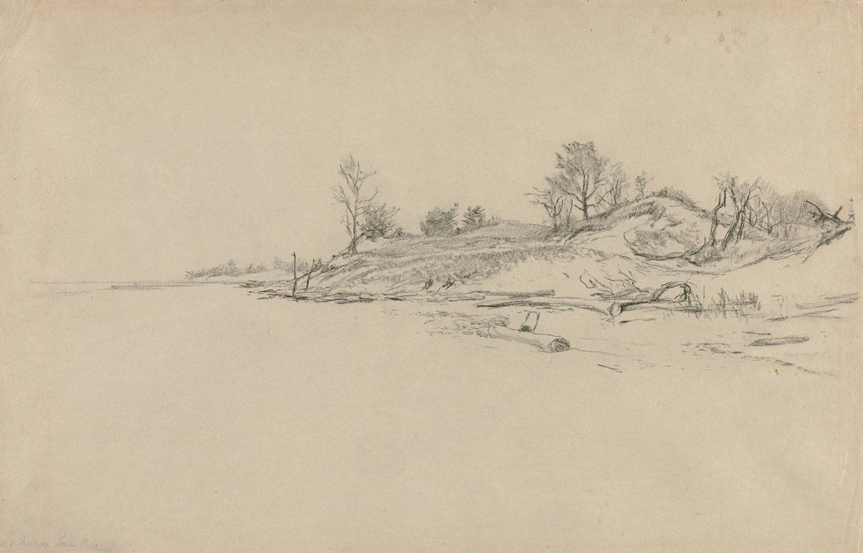 Sand Dunes, Lake Ontario by Гомер Додж Мартин, c. 1874 — digital art print download