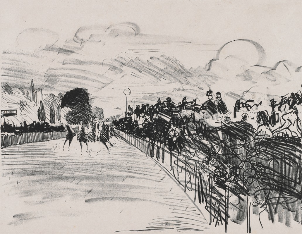 The Races by Эдуар Мане, 1865 — digital art print download