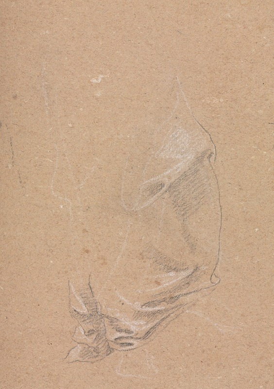 Drapery study by Франческо Лоренци, 1760 — digital art print download