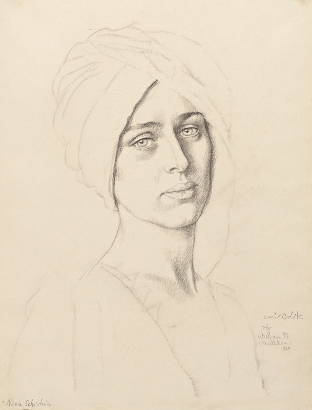 Nina Schishin by Эмиль Орлик, 1924 — digital art print download