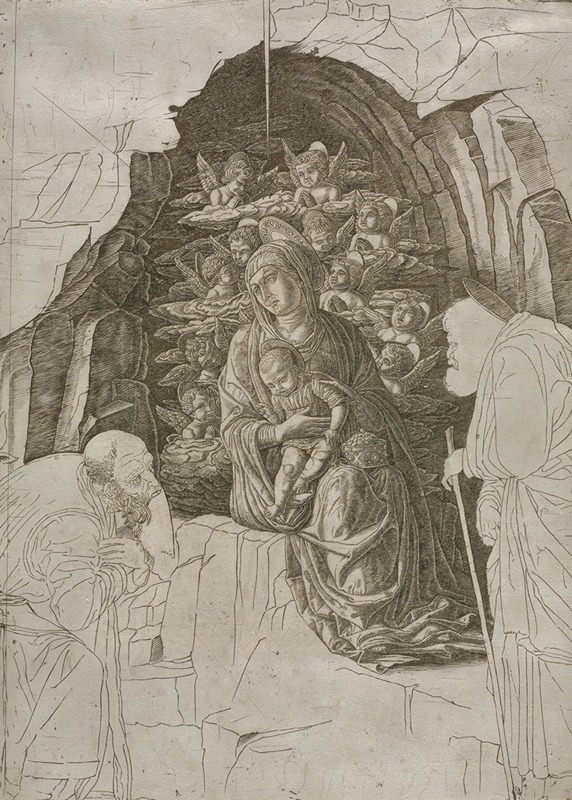 Virgin and Child in the Grotto — the so-called Premier Engraver