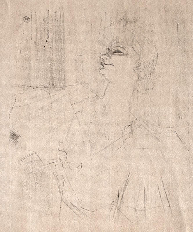 Yvette Guilbert: à Ménilmontant, de Bruant — Henri de Toulouse-Lautrec