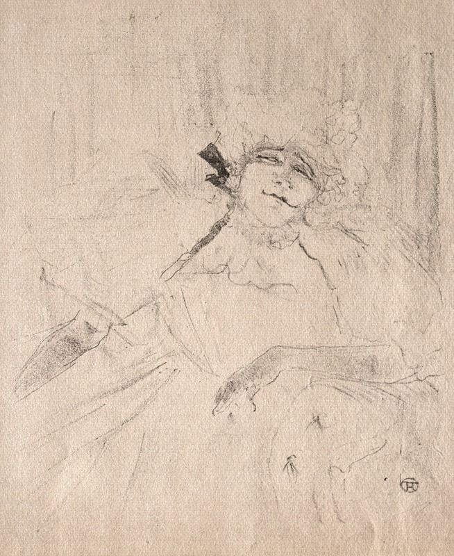 Yvette Guilbert: Chanson Ancienne by Анри де Тулуз-Лотрек, 1898 — digital art print download