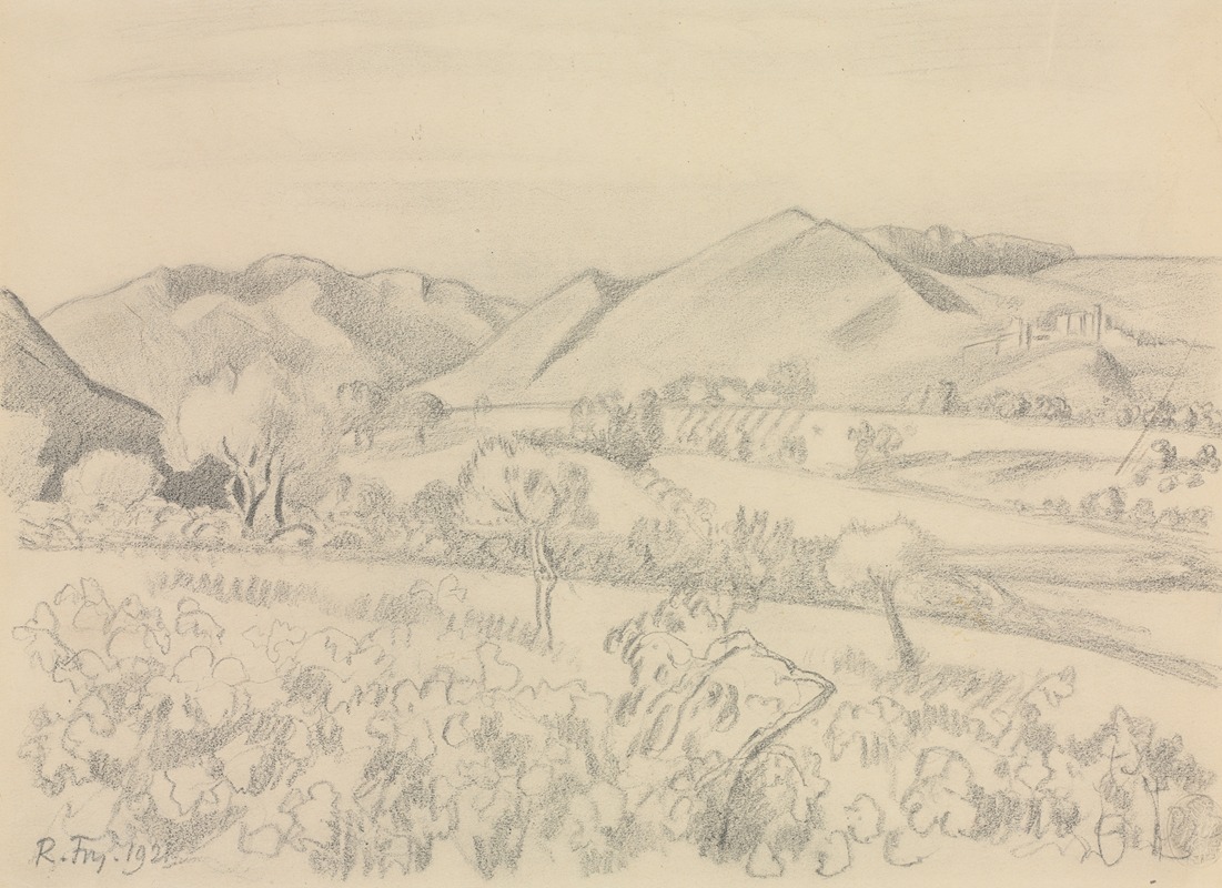 Landscape by Роджер Фрай, 1921 — digital art print download