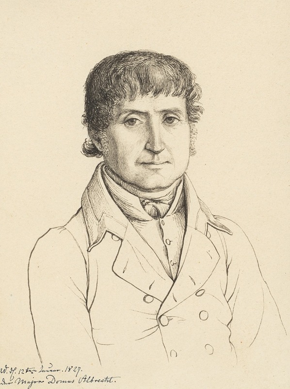 Majordomo Albrecht by Герхард Вильгельм фон Рейтеран, 1827 — digital art print download