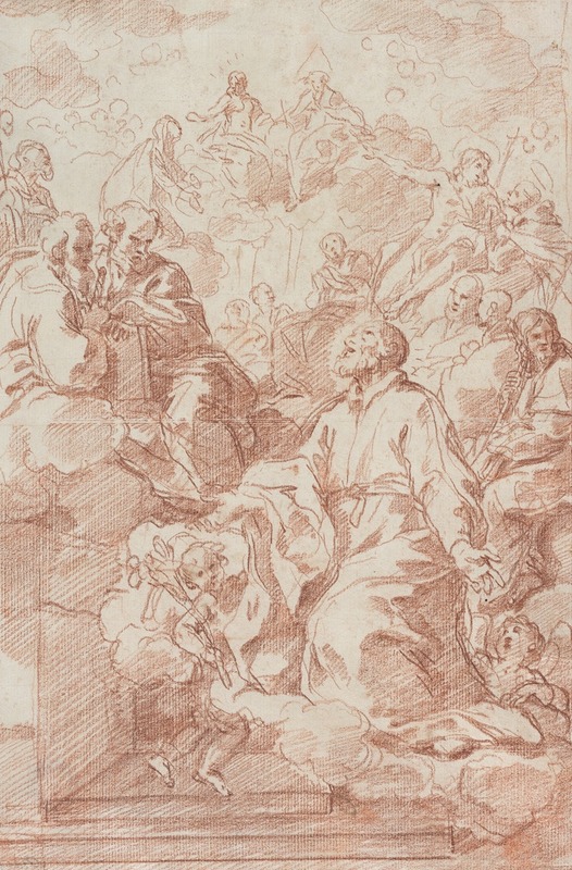 Vision of St. Philip Neri — Карло Маратти