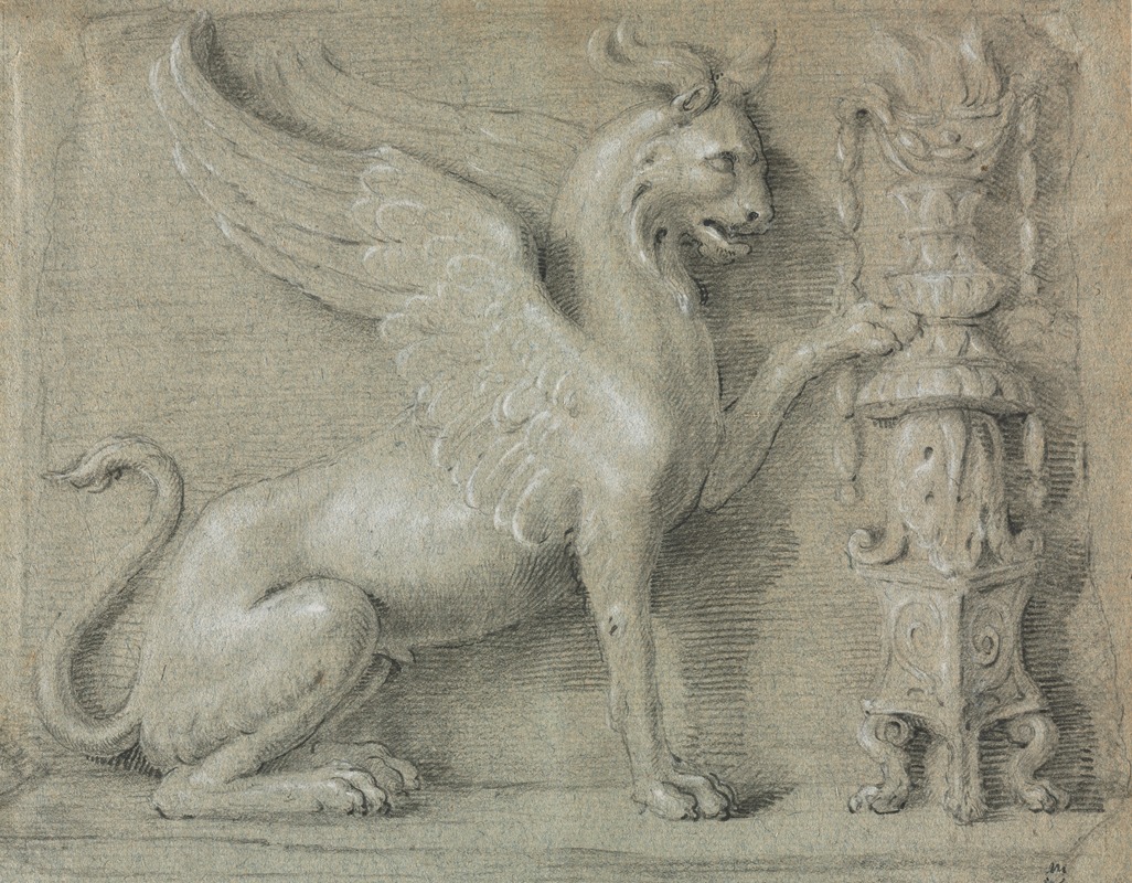 A Griffin Relief by Аноним — digital art print download