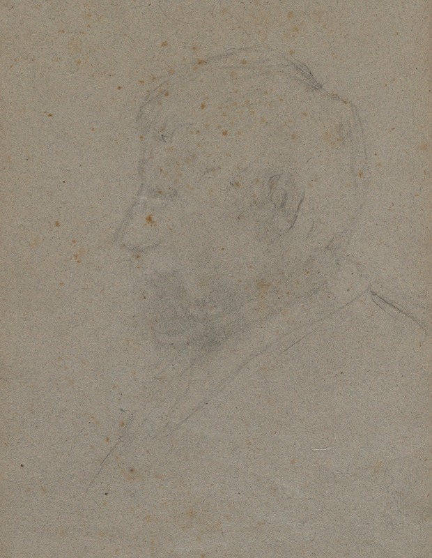 Profile Bust of a Man (verso) — Поль Гоген