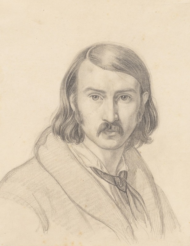 Self-Portrait by Фридрих Преллер Старший, 1838 — digital art print download
