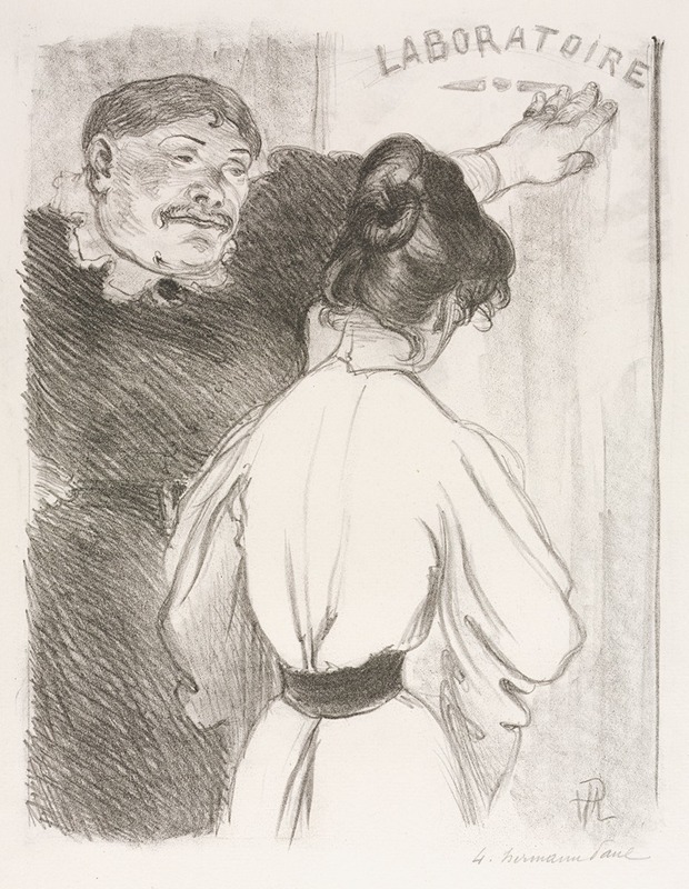 Laboratoire by Рене Жорж Эрман-Поль, c. 1900 — digital art print download