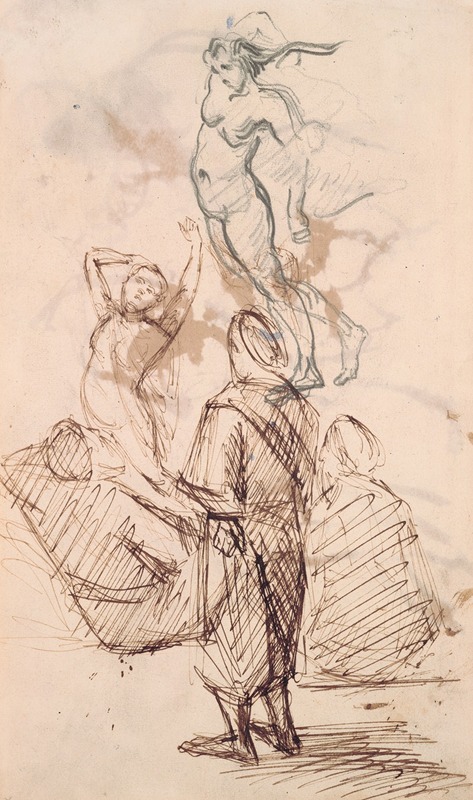 Sheet of Studies by Поль Сезанн, 1871-1876 — digital art print download