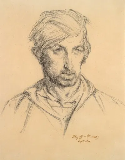 Head of a Man by Анри Реньо, 1866 — digital art print download